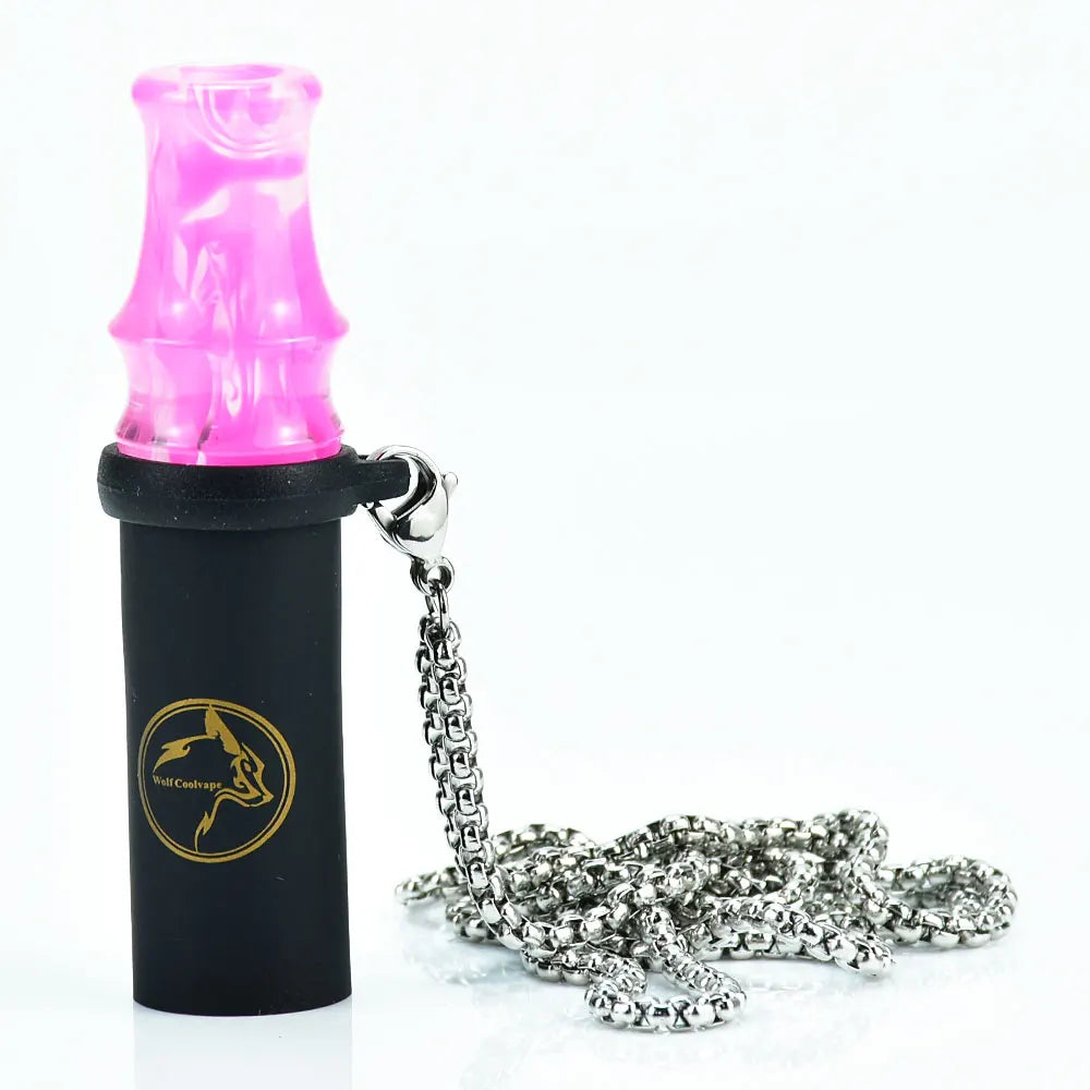 wolfcoolvape taifun style Resin Hookah Mouthpieces For Sheesha Chicha Narguile Shisha Water Pipe Silicone Hang Rope Strap Mouth