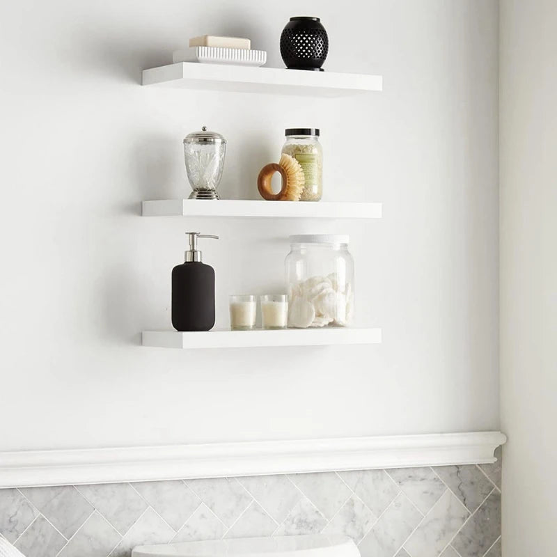 Floating Shelves For Wall,16In Wood Wall Shelf For Room Decor/Storage/Display,For Bedroom,Bathroom,Living Room,Kitchen