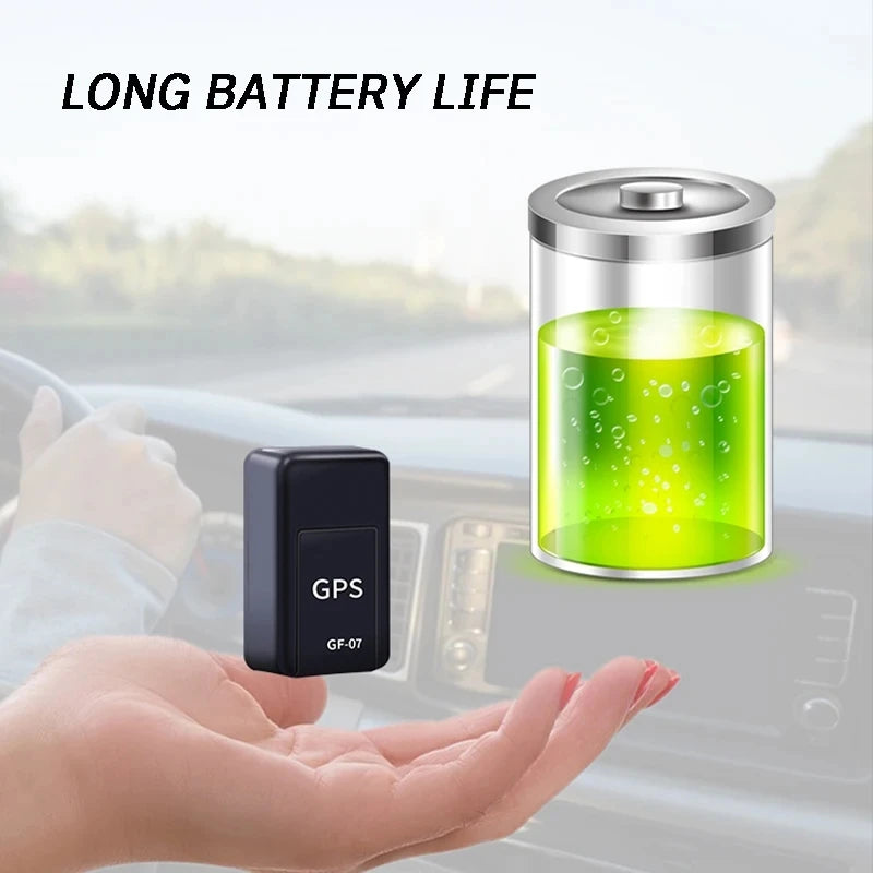 Car GPS Tracker GF07 Magnetic Vehicle GPS Locator Anti-lost Anti-theft Alarm GPS Tracking Device Mini GPS Locator Position APP