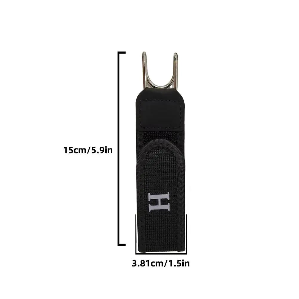 Buckleless Elastic Hook Belt Unisex Adjustable Waistband Functional Metal Hooks for Tools Daily Use, Comfortable Belt for Work