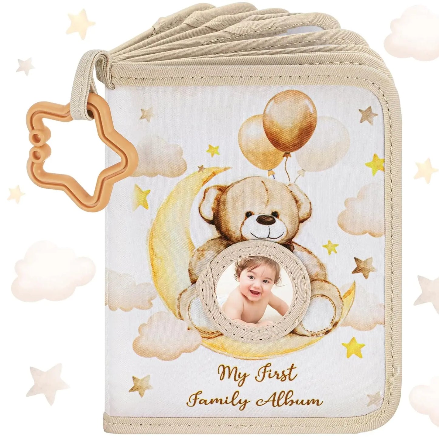 Baby Photo Album My First Photo Book Growth Babies Albums DIY Photography Album Gift for Newborn Toddler Kids Baby Shower