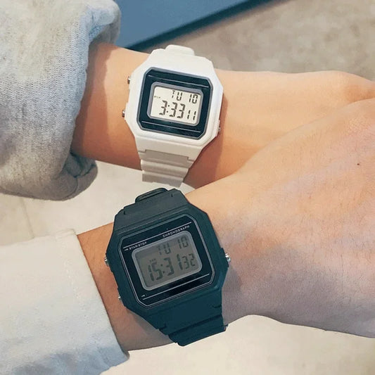 Men Watch Fashion LED Digital Watches Man Sports Wristwatches Vintage Silicone Wristband Electronic Clock Reloj Hombre часы