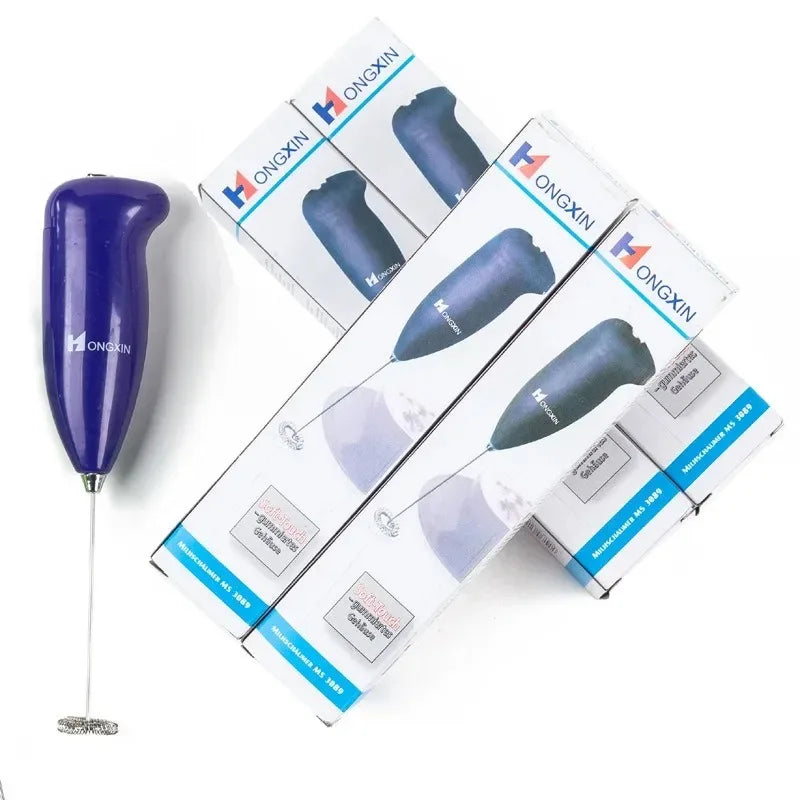 Handheld Electric Milk Frother Portable Blender Mini Coffee Maker Egg Beater Chocolate Cappuccino Whisk Cooking Tool
