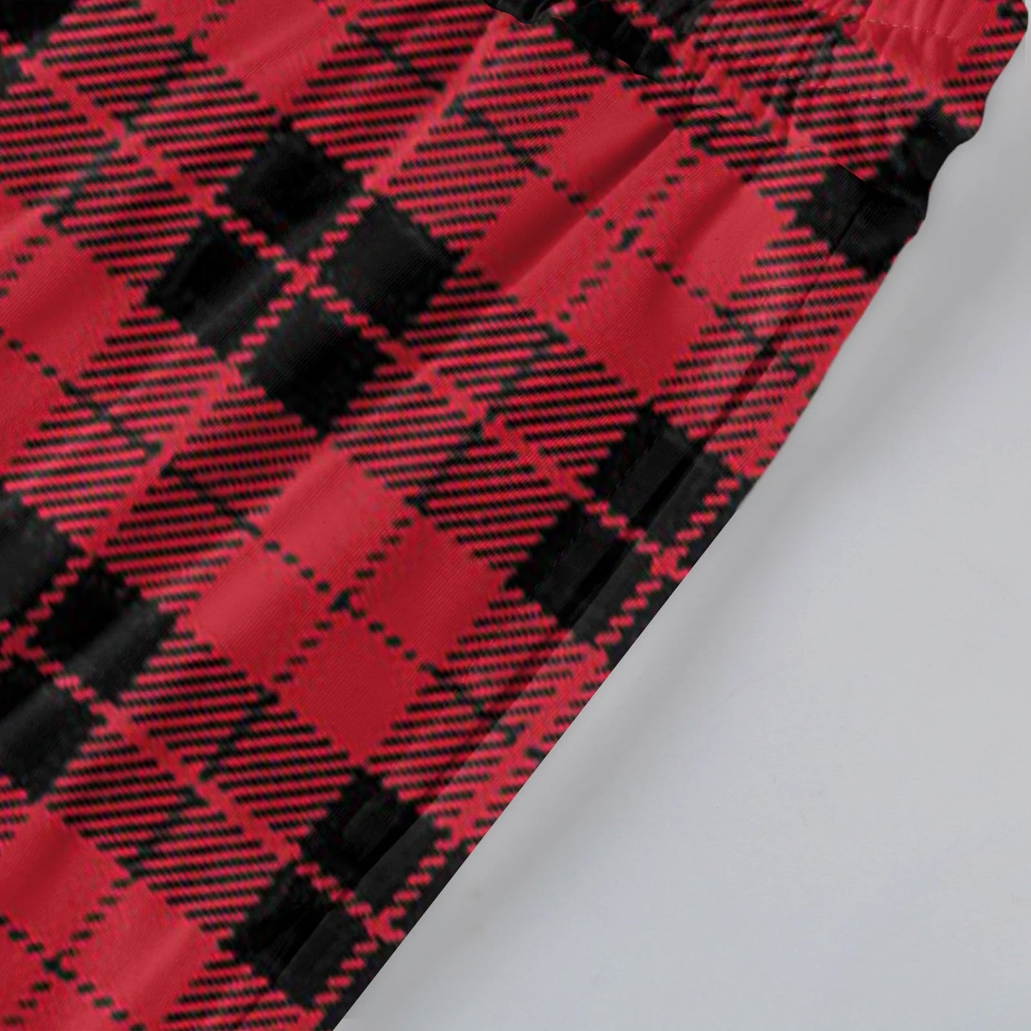 Men'S Plaid Casual Pants Checkered Pattern Cuffed Design Comfortable Fabric Suitable Daily Wear All Seasons Trendy Pajama Pants