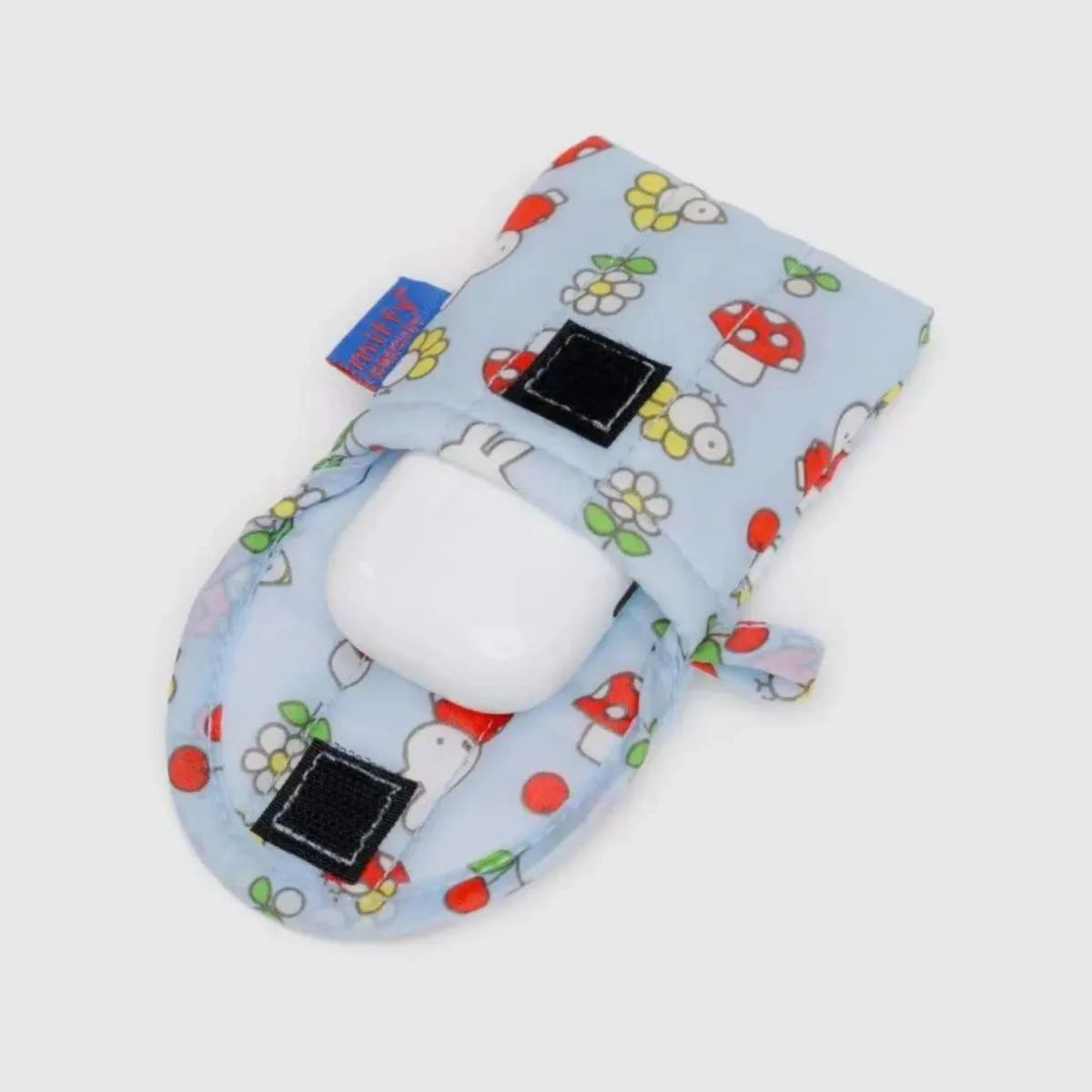 Kawaii Miffy Rabbit Coin Purse Headphone Case Cute Cartoon Anime Print Headphone Case Mini Portable Storage Bag