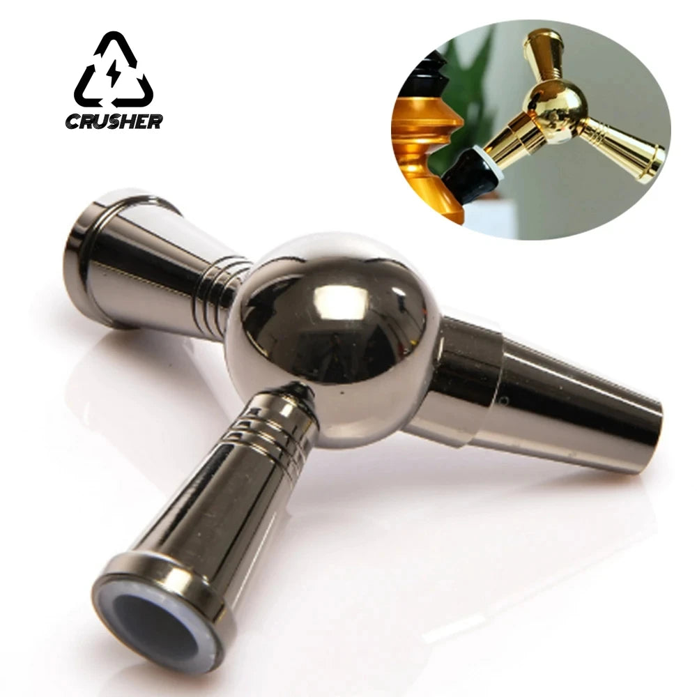 CRUSHER One-to-Two Shisha Hose Connection Joint Hookah Pipe Adapter Bifurcate Sheesha Cachimbas Narguile Chicha Accessories