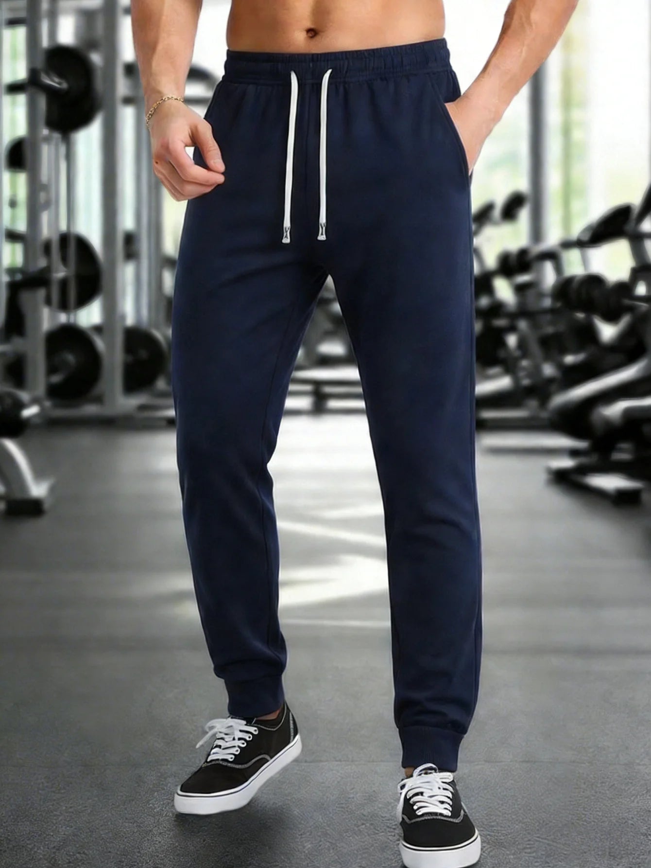 Sweatpants Clothing Casual Pants Spring And Autumn 2026 Men Trousers Men's Elastic Waist Sports Cargo Suits Black Man Trousers