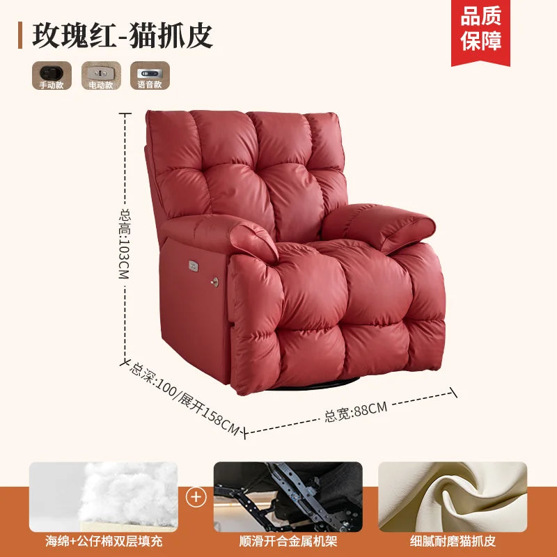 Recliner Europe Living Room Sofas Comfortable Adults Minimalist Design Sofa Cinema Lounge Muebles Para Habitacion Furnitures