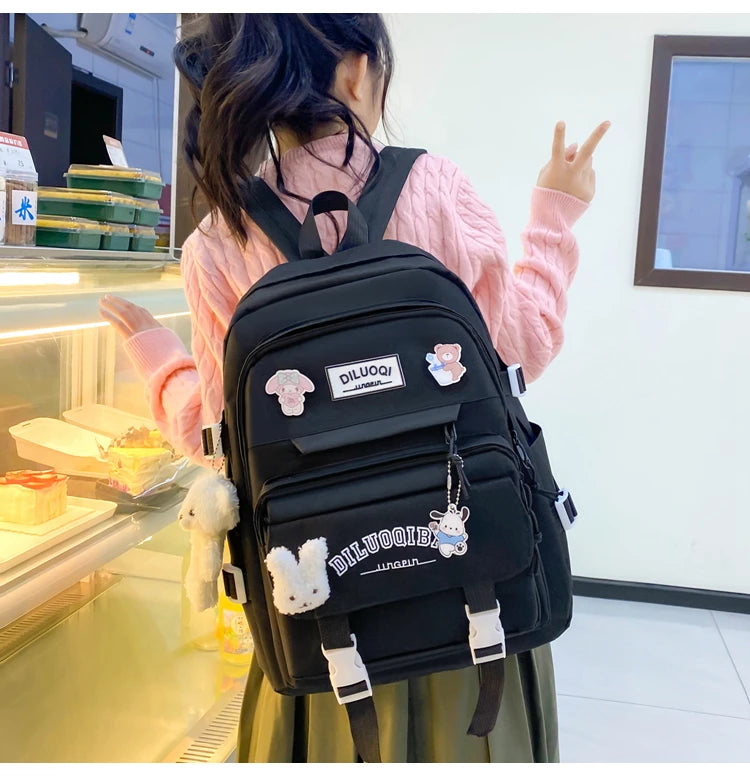 Backpacks Tuition Bag Pencil Case Crossbody Bag High Capacity School Bags 2024 Hot Sale for Girls and Boys Mochilas Escolares