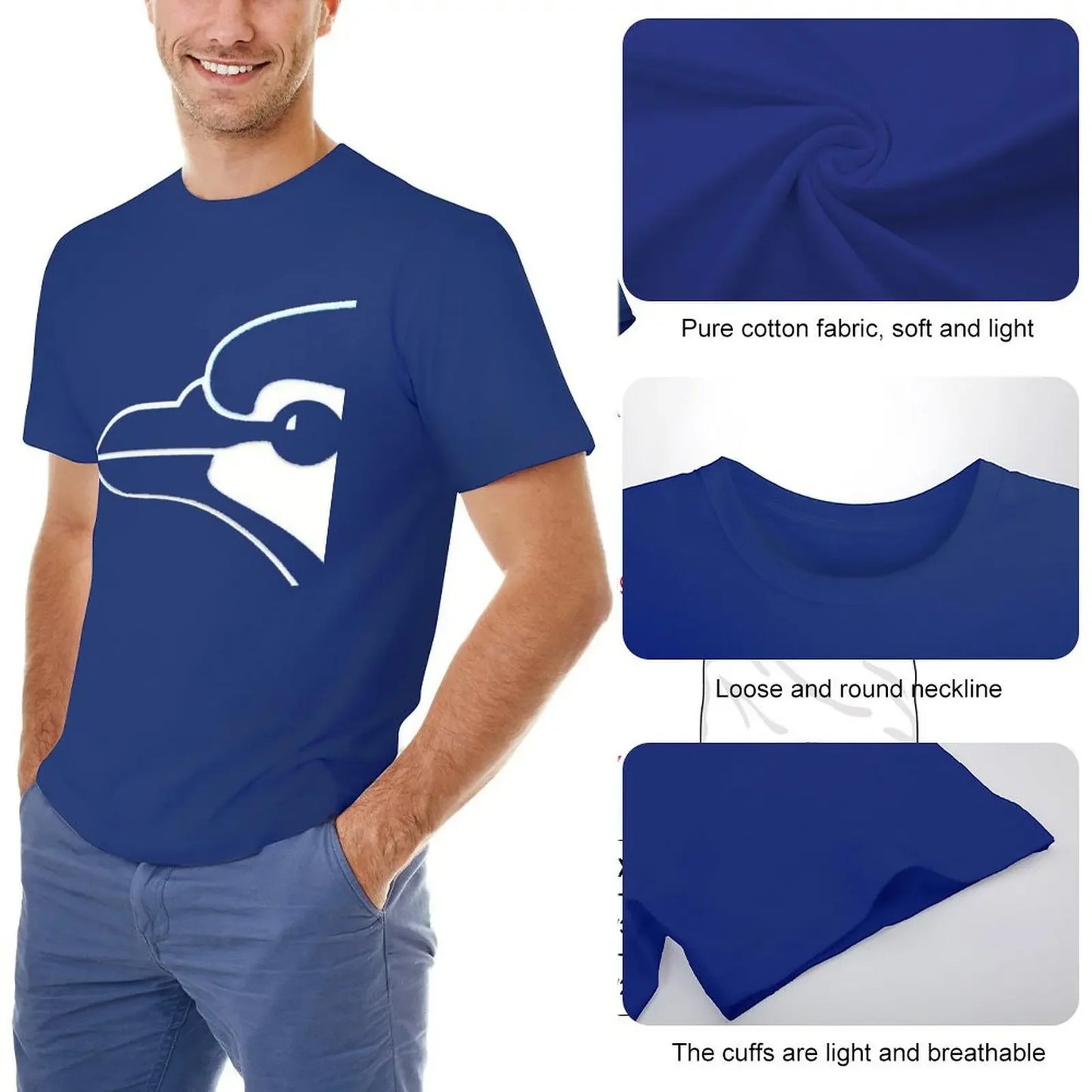 Baseball - Blue Jays Minimalist T-shirt new edition plain t shirts for men graphic