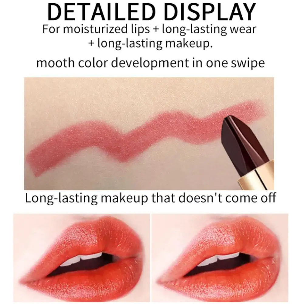 Aloe Vera Lip Balm Stick 3 Color Long Lasting Nourishing Lipstick, Temperature Changing Color Lip Gloss for Daily Makeup