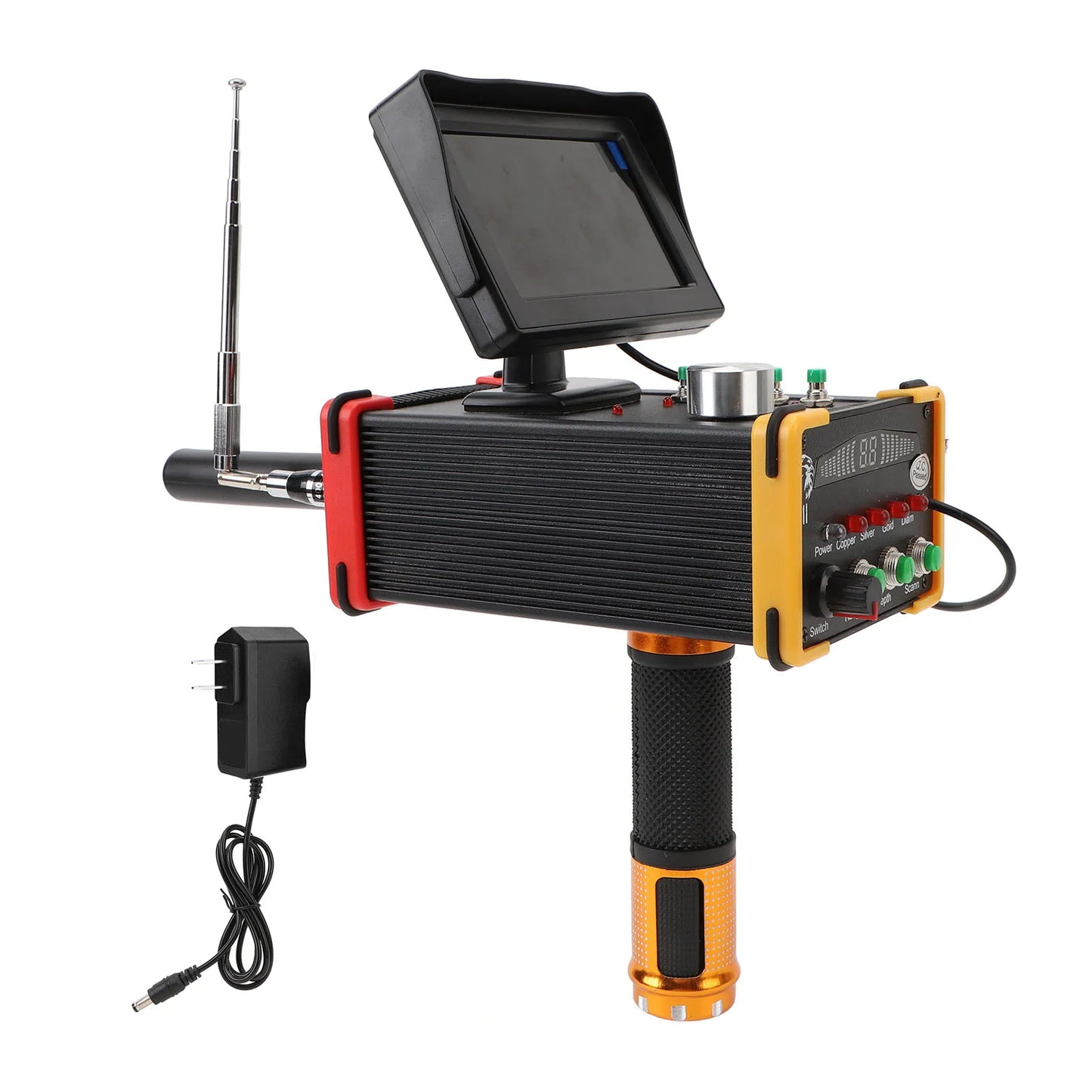 Metal Detector 15m Depth 1000m Underground Metal Scanner built inDisplay Screen High Accuracy Gold Silver Copper Locator