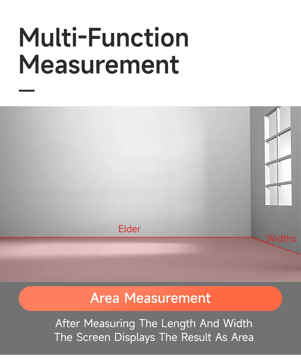 Aicevoos Digital Laser Rangefinder 50M 70M 100M 120M Laser Distance Meter Trena Laser Tape Measure Roulette Range Finder