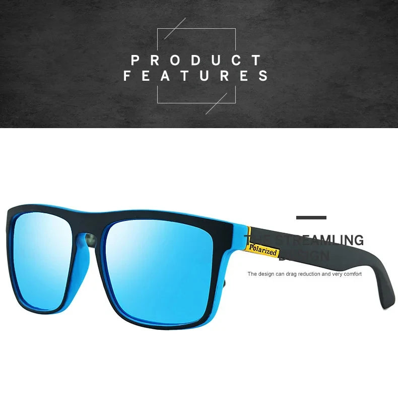 Vintage Polarized Sunglasses Men Women Fashion Square Retro Driving Fishing Luxury Brand Designer Sun Glasses UV400 Eyewear