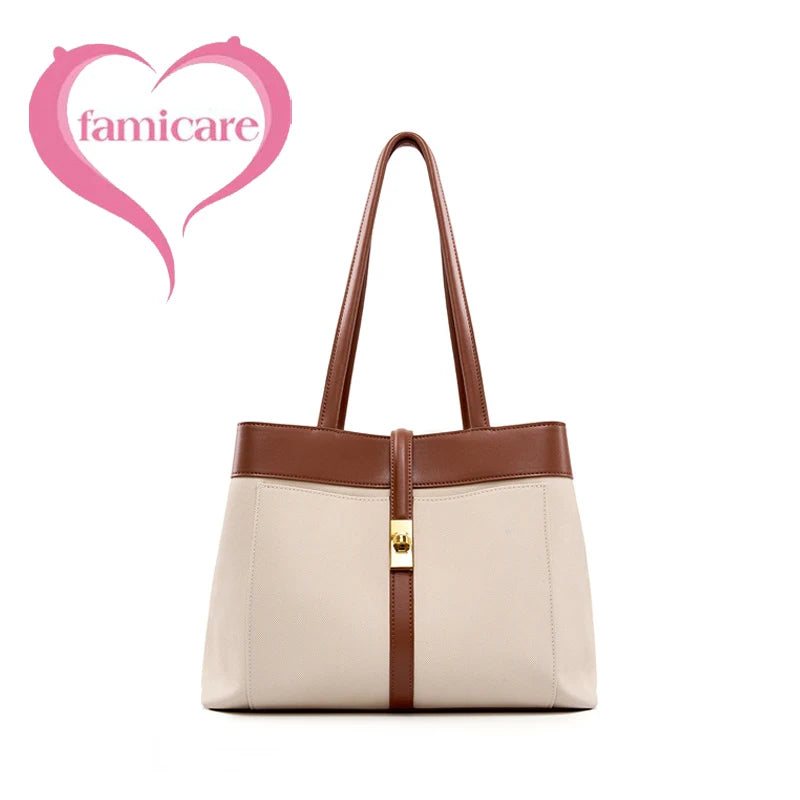 Women's Bags 2025 Genuine Leather Large Capacity Office Commuting Designer Inspired Tote Shoulder Bag Luxury Handbags for Women