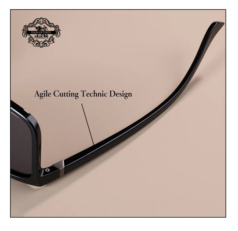 Classic Square Polarized Sunglasses Men Women Retro Black Sun Glasses Male Female Fashion Summer Anti Glare Driving Shades UV400