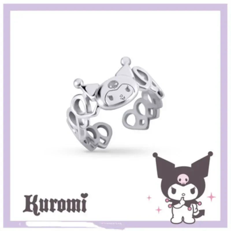 Cartoon Anime Necklace Set Cute Animal Clavicle Chain Pendant Earrings Jewelry Set Jewelry Accessories Girl Gift