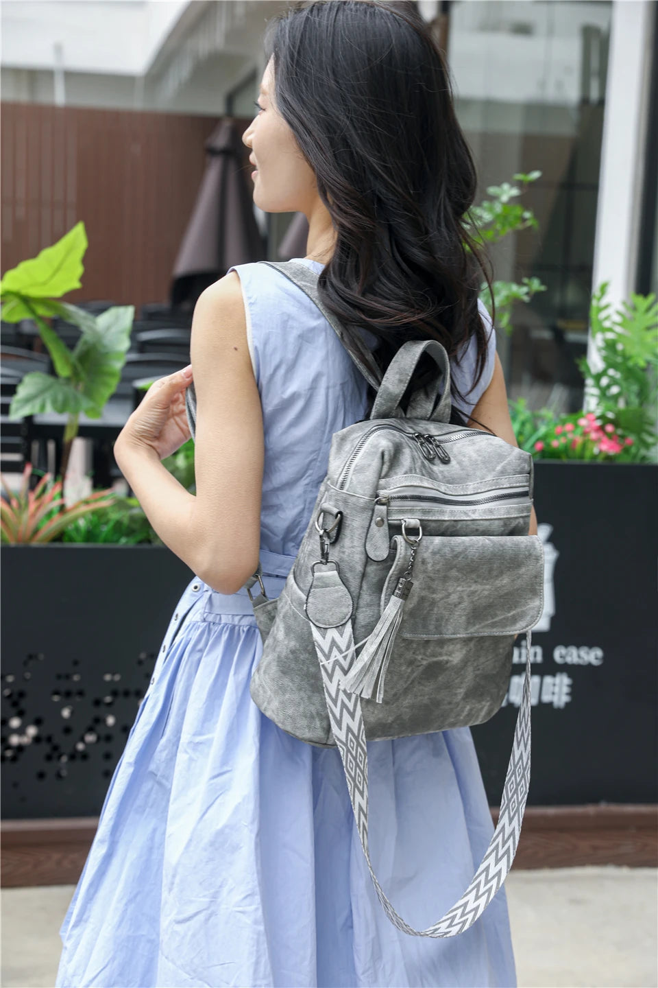 Ladies Daypacks Fashion Backpacks Women Big Travel Bagpack Large School Bags for Girls Solid Color Leather Rucksacks Female