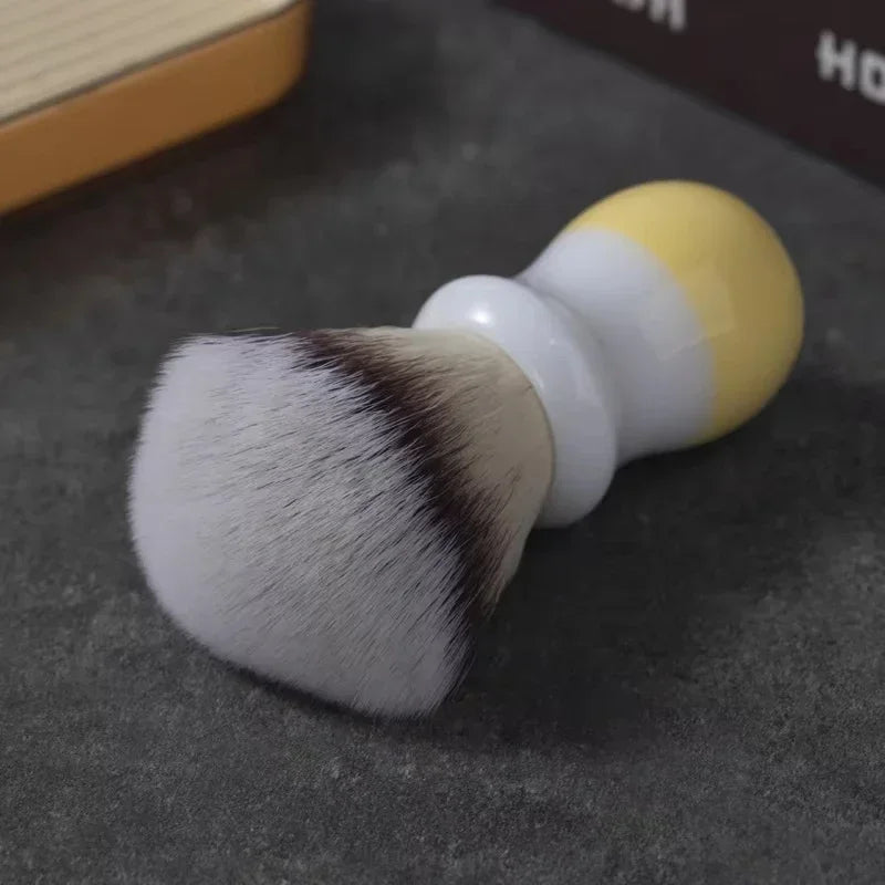 YAQI Naicha（Milk tea）Synthetic Hair Mens Wet Shaving Brush