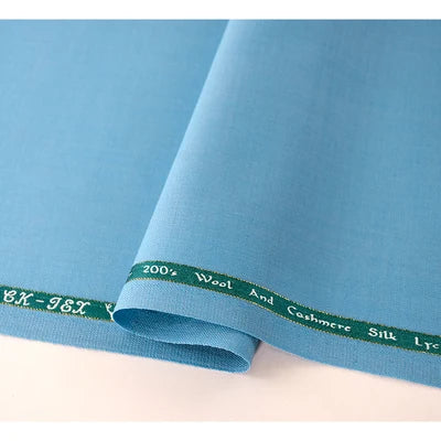 High Count 50% Worsted Wool Fabric For Suits Sewing Blazer Vest Pants Coat DIY High End 280g/m Serge Cloth Material 50X150cm