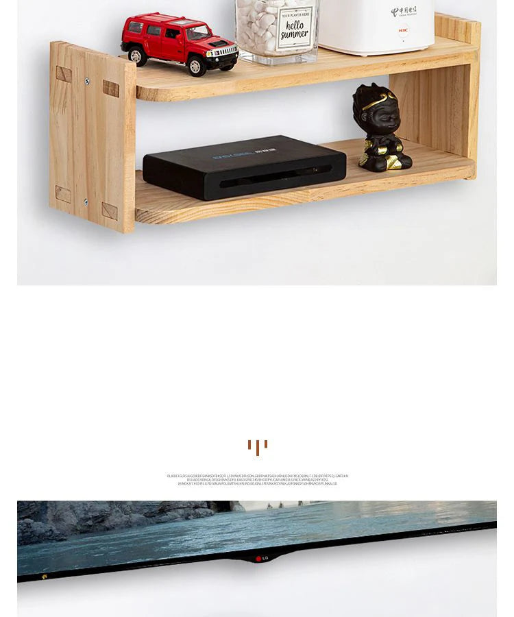 Floating Shelves for Wall Decor,Soild Wood Wall Mounted Shelf for Bathroom,Bedroom,Living Room Kitchen Storage&Decoration