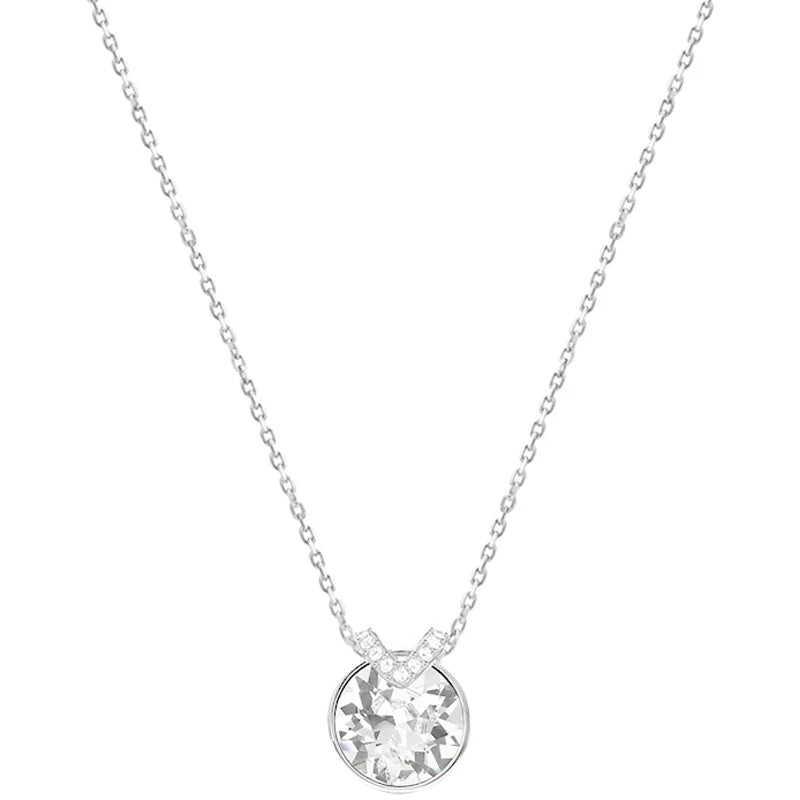 Necklace women's luxury light luxury versatile earrings niche design jewelry set