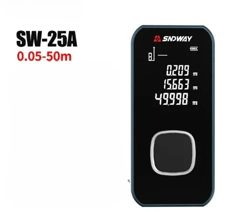 Mini Metal Laser Distance Meter 40M 50M 60M 100M IN FT M Tape Measure Trena Lazer Rangefinders OLED Display Construction Tools