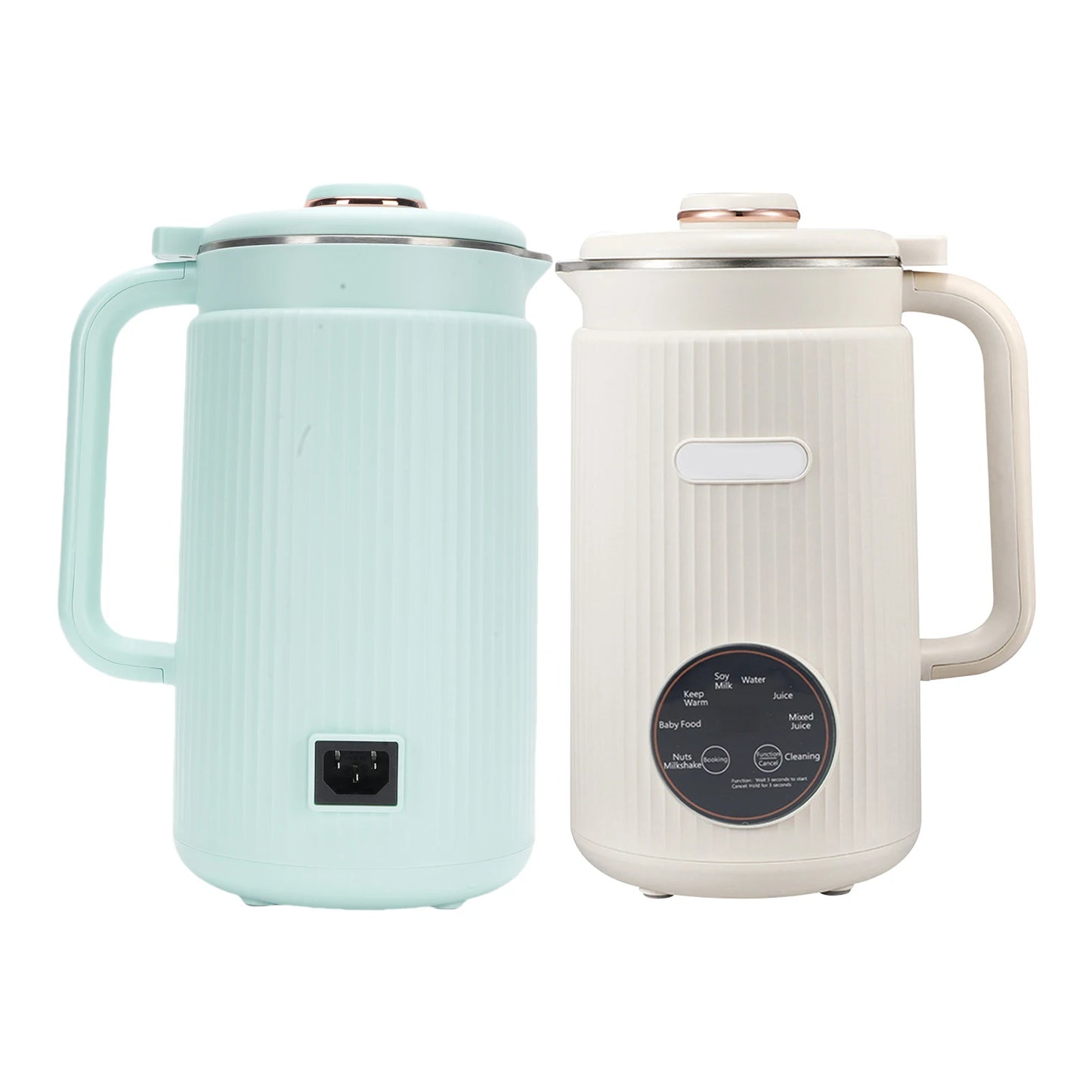 Soy Milk Maker 8-in-1 Programmable Blender with Digital Display 12 Stainless Steel Blades Auto Cleaning 8H Keep Warm Function fo