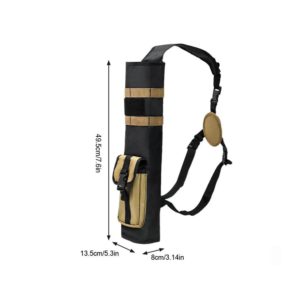 Archery Quiver For There-point Formula, Multifunctional Archery Quiver With Adjustable Strap And Pockets , Tactical Arrow Holder
