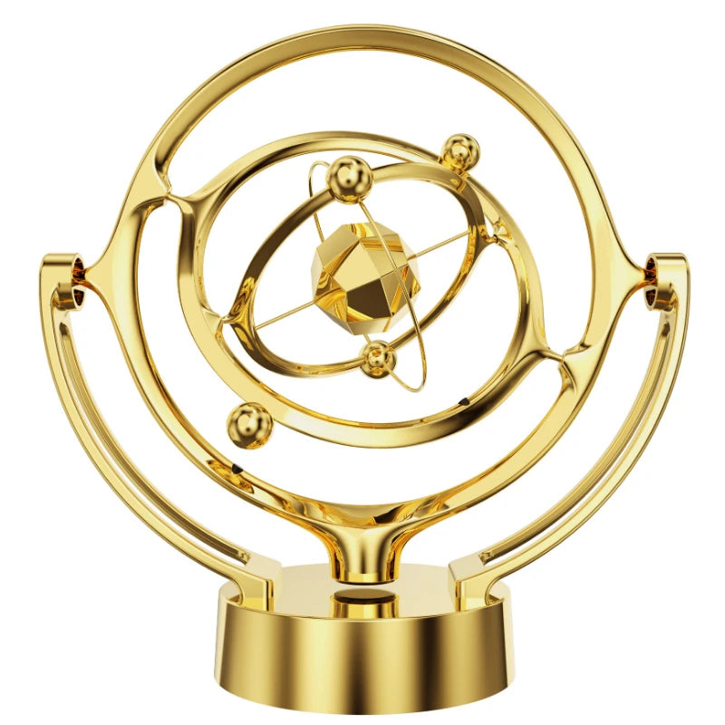 Desktop Model of Earth's Perpetual Motion Instrument Rotating Magnetic Shaker Celestial Instrument Orbital Pendulum Desk Gadgets