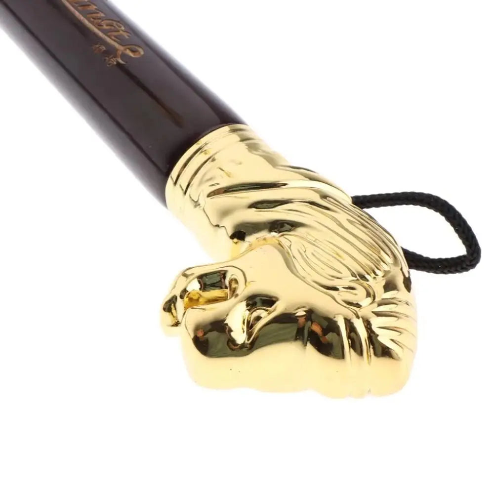 32cm Metal Shoe Horn Long Lion/Horse Head Wood Handle Shoehorn Shoes Wearing Tool Handheld Portable Shoe Lifter for Household