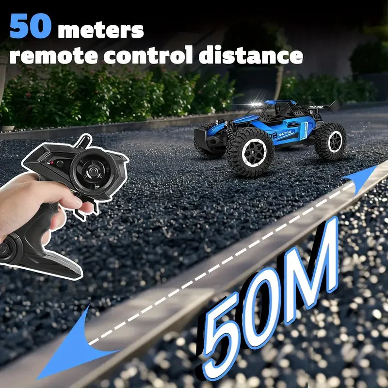 Rc Cars 1:16 2WD Off-Road RC Truck All Terrain 2.4G Electric RC Car High Speed 20KM/H Remote Control Car with LED Lights Kid Toy