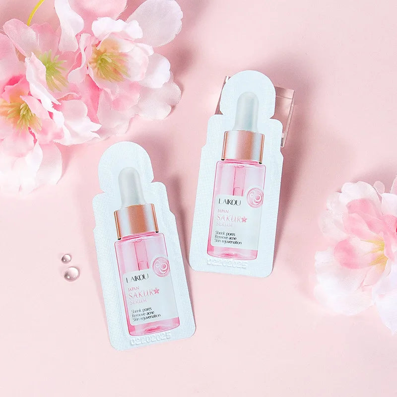 20pcs LAIKOU Sakura Face Serum skincare Moisturizing Brightening Anti Wrinkle Anti-Aging Facial Essence Skin Care Products