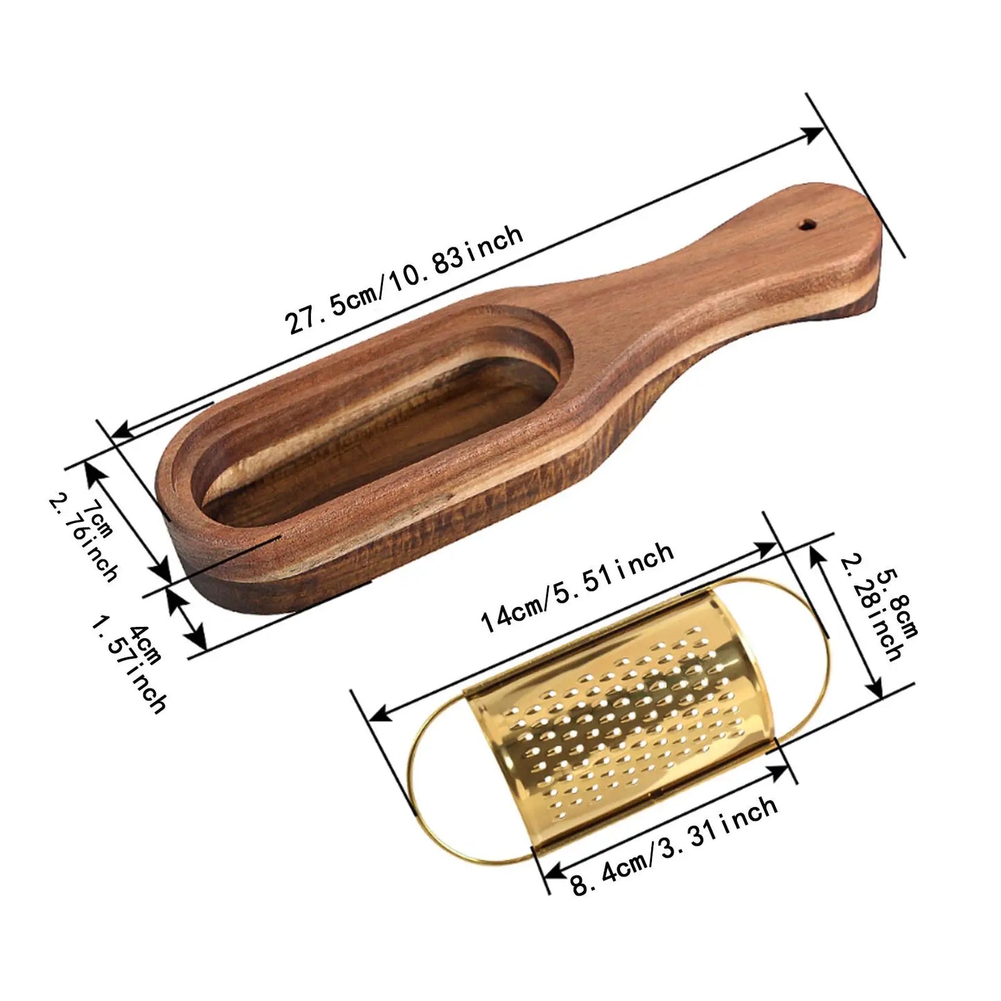 Cheese Grater with Container,Kitchen Handheld Cheese Spoon Grater, Kitchen