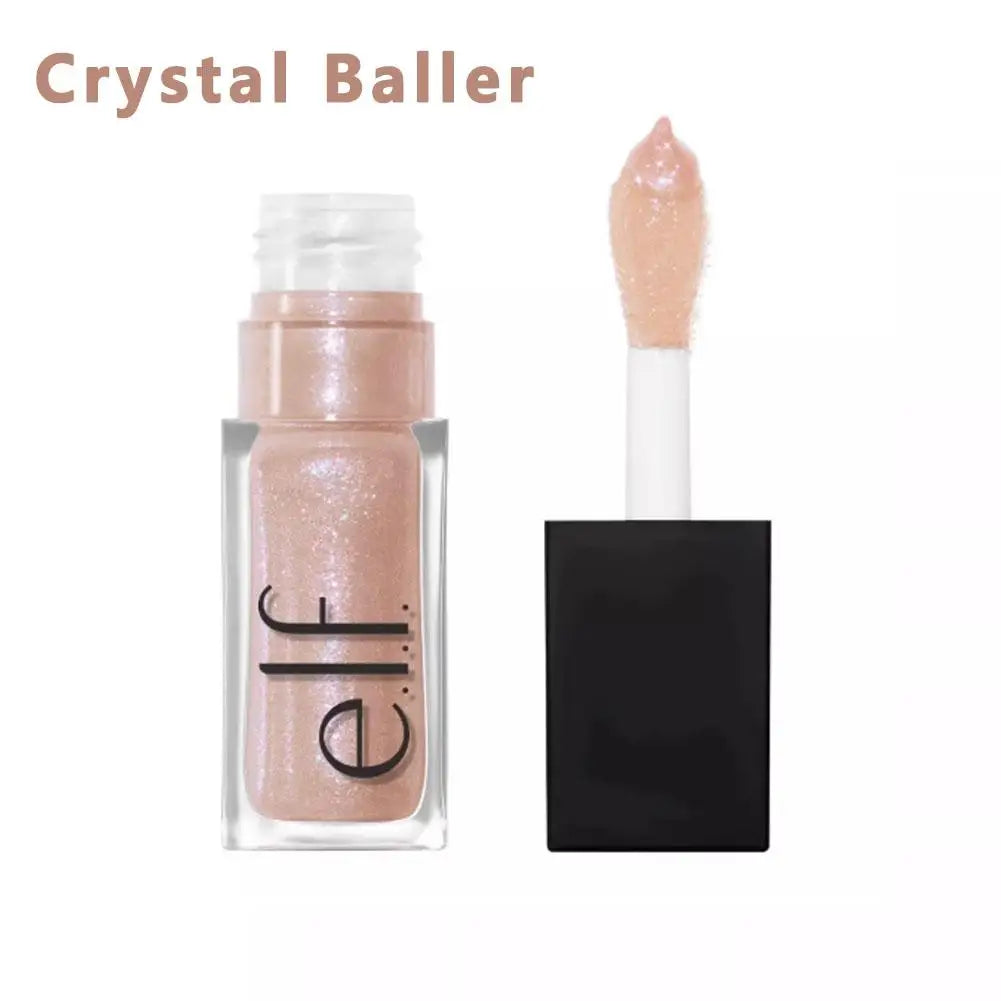 Elf Divine Wine Shiny Lip Glaze Crystal Glossy Finish Long-Lasting Lip Color Cosmetic Beauty Product