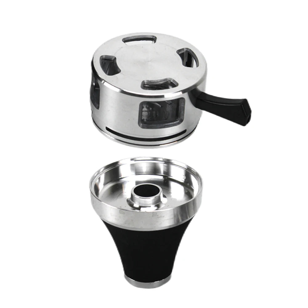 Aluminum Alloy Hookah Bowls Shisha Charcoal Holder Arab Carbon Heater Chicha Nargile Complete Water Pipe Smoking Accessories
