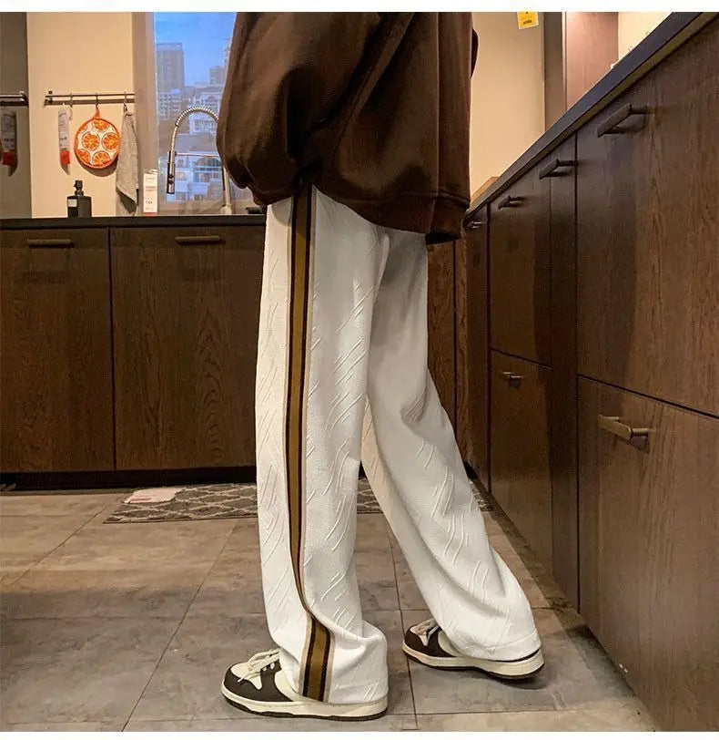 Male Sweat Pants Casual Athletic New Items In Baggy Wide Leg Fashion Trousers Track Training Summer Sport Y2k Sweatpants for Men