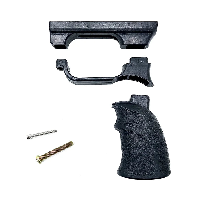 Slingshot Machinery Stainless Steel Parts Long-rod Slingshot Parts Trigger Rubber Belt Hunting Tactical Supplies Accessories