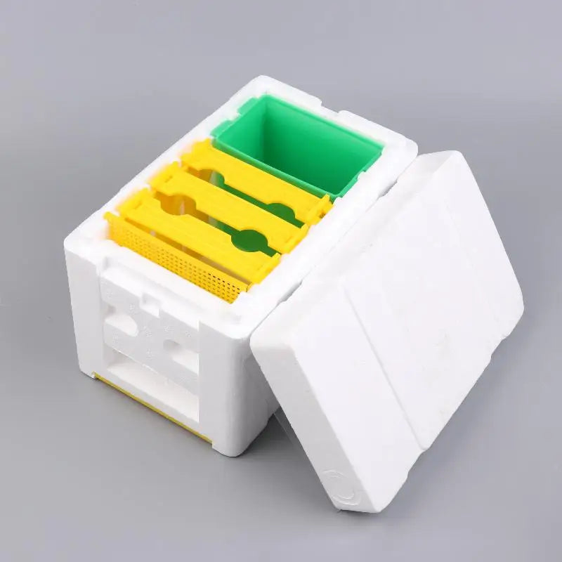 Queen Bee Breeding and Mating Box - Foam Bee Hive for Garden Pollination and Beekeeping Equipment