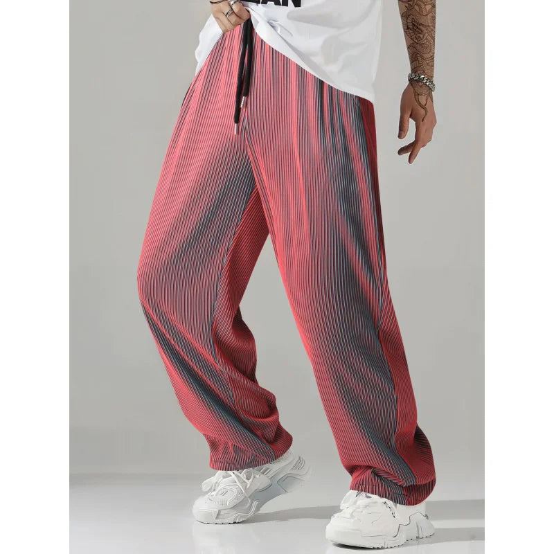 Autumn European and American Style Casual Pants for Men, Wrinkle-Resistant, Non-Iron, Breathable, Stretchy, Dirt-Resistant, Stra