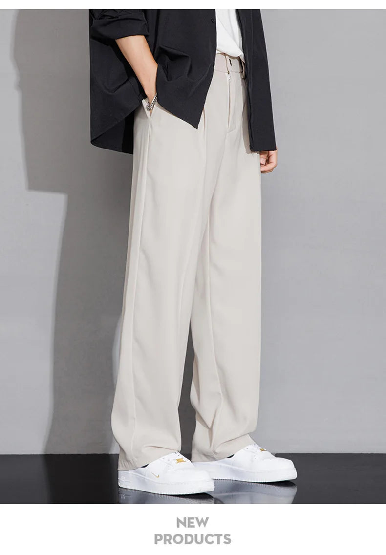 New Outdoor Pants Loose Straight Leg Pants Casual Pants Spring And Summer Ice Silk Pants Work Clothes Sports Men's Sports Pants