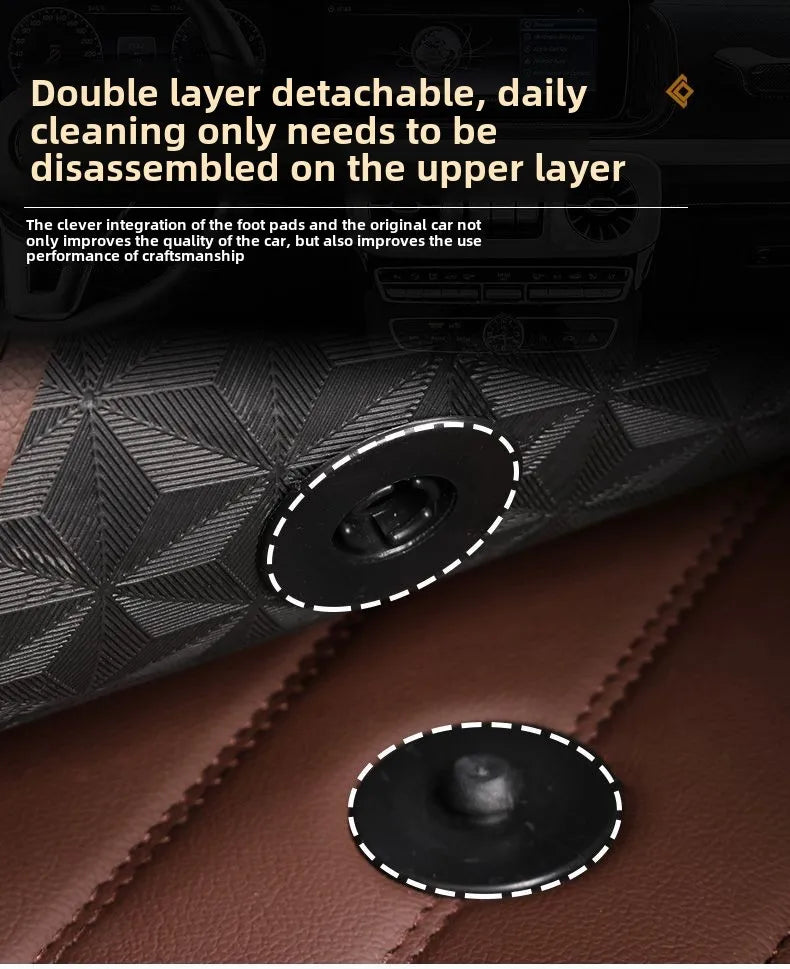 Customized car specific foot mats, double layered carpets for all models, new starry sky carpet accessories