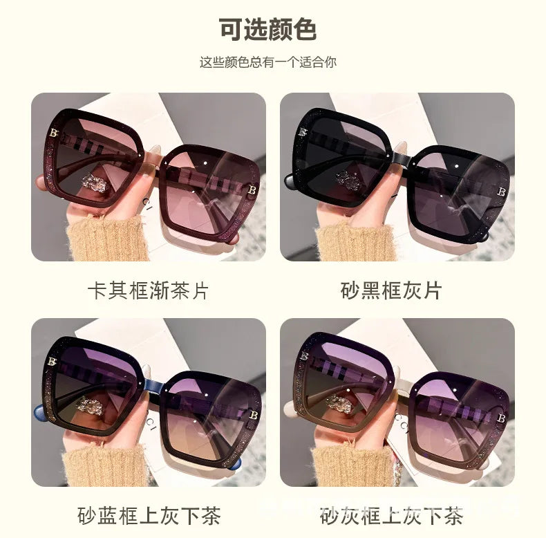 2025 New Polarized Sun Glasses Ladies Glasses Legs High Definition Sunglasses Women Luxury High Quality Gafas De Sol UV400