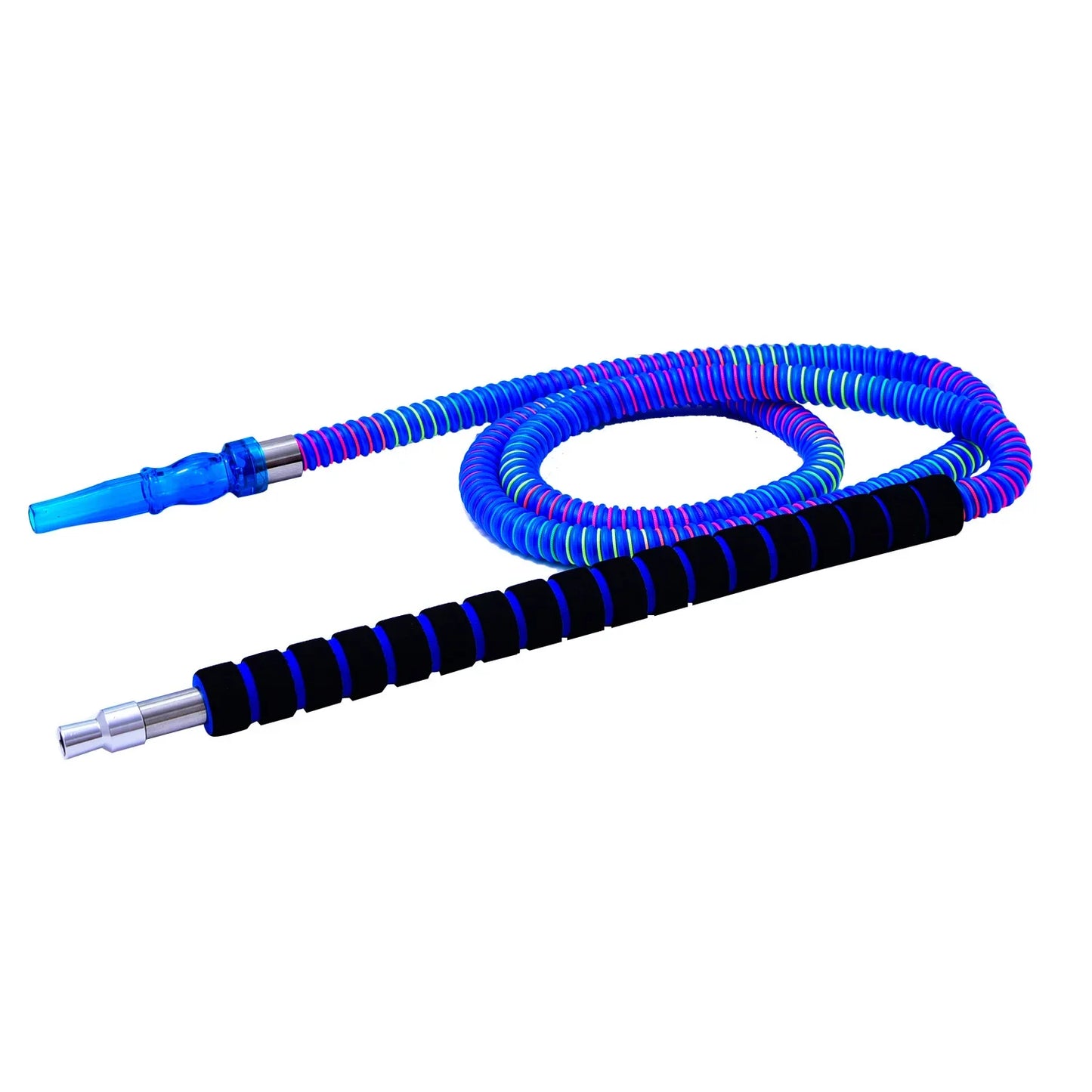 Arabic Shisha Hose with Long Handle Colorful Design for Middle Eastern Durable Nightclubs Hookah Hose