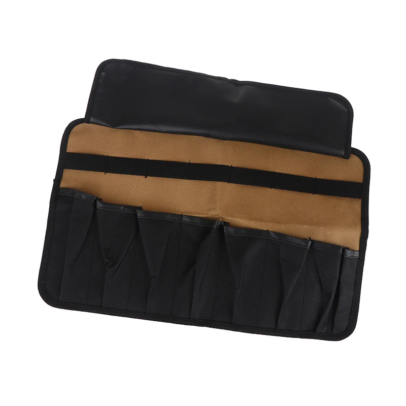 Pouch Bag for Tools; Made from Oxford Cloth; Convenient Roll-Up Design; Fits Wrench, Spanner, Hammer and More