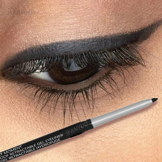 1-3pc Waterproof Black Eyeliner Pencil Smudge-proof Long-lasting Dark Brown Cream Gel Eye Liner Pen Beginner-Friendly Eye Makeup