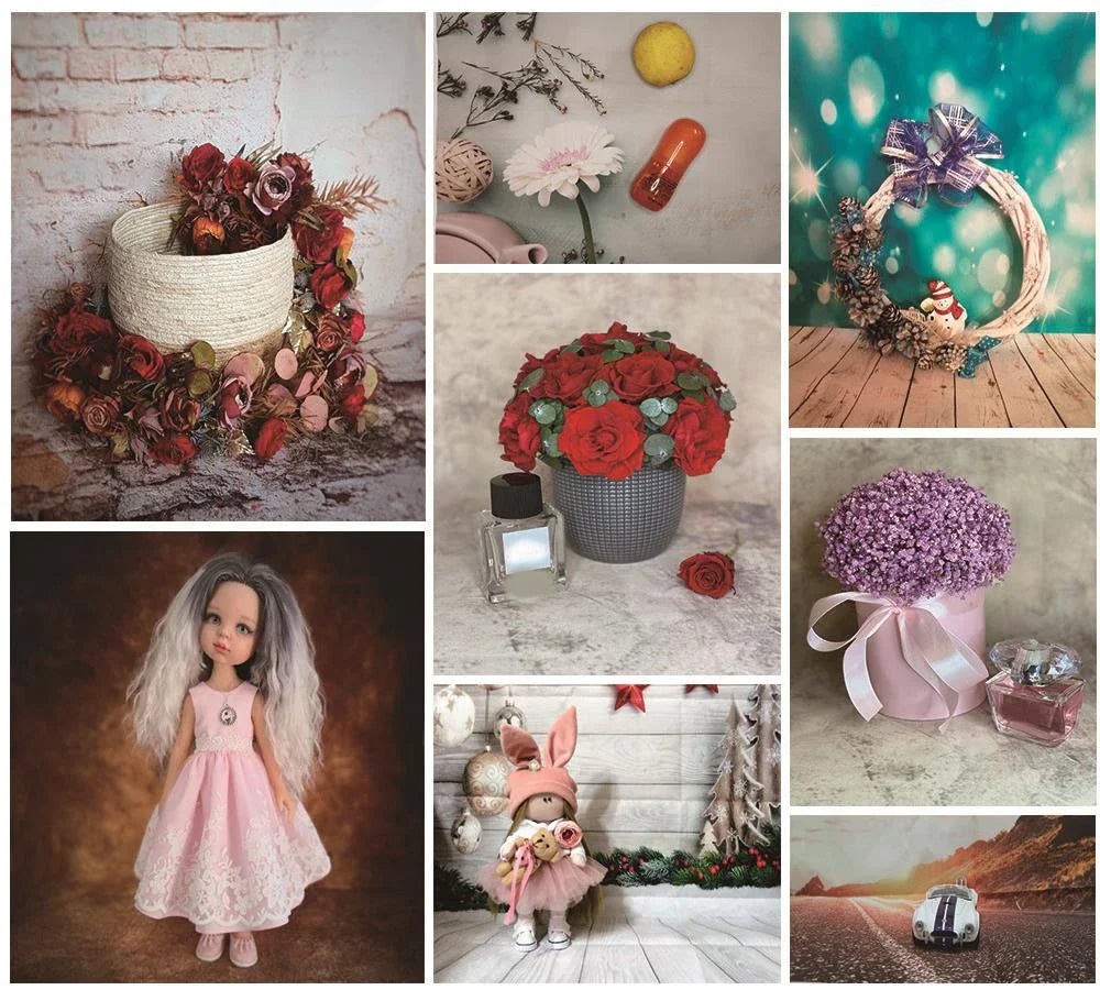 Wedding Theme Photography Background Round Wreath Wooden Wall Decoration Couple Wedding Scene Supplies Backdrop Studio Props