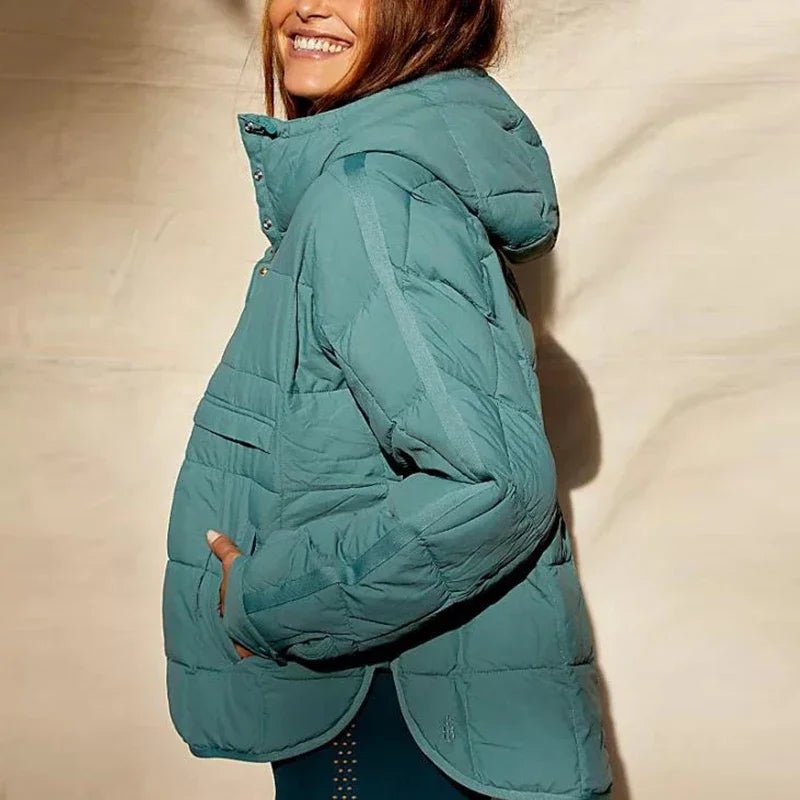 Winter Coat Women Casual Hoodies Jackets For Women Fashion Pocket Warm Long Sleeve Outerwear 2023