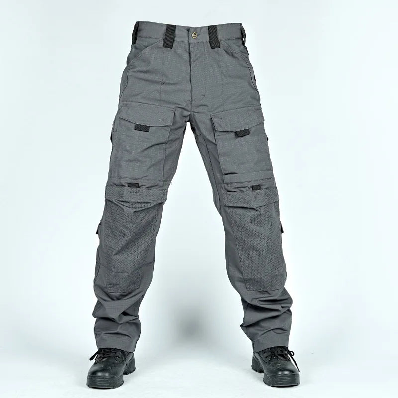Tactical Pants Workwear Pants Mens Camo Military Wear-resistant Outdoor Trip Hiking Shirts Training Hunting Clothes Multi Pocket