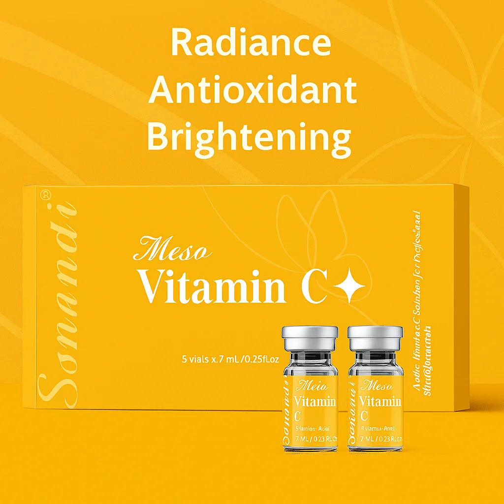 Sanendi Meso-Moisturizing Hydrating Skin Care Essence Set - Solution for Skin Problems PDRN Salmon DNA Vitamin C